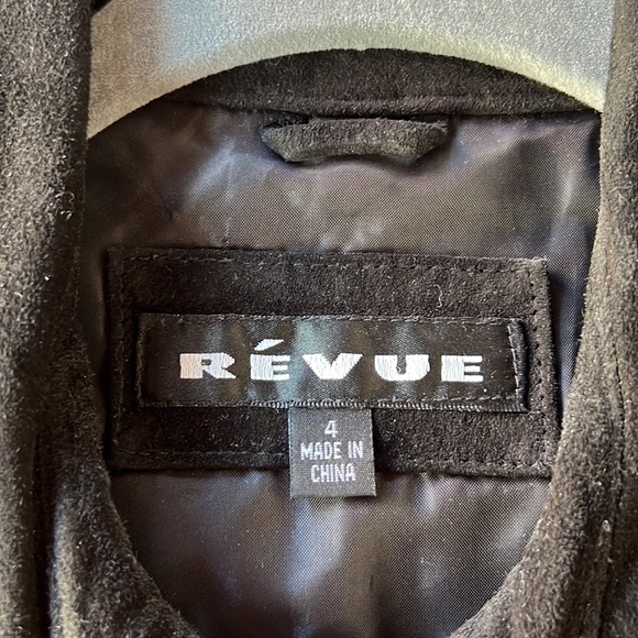 Revue size 4 leather suede Shacket (shirt/jacket) - Picture 3 of 7